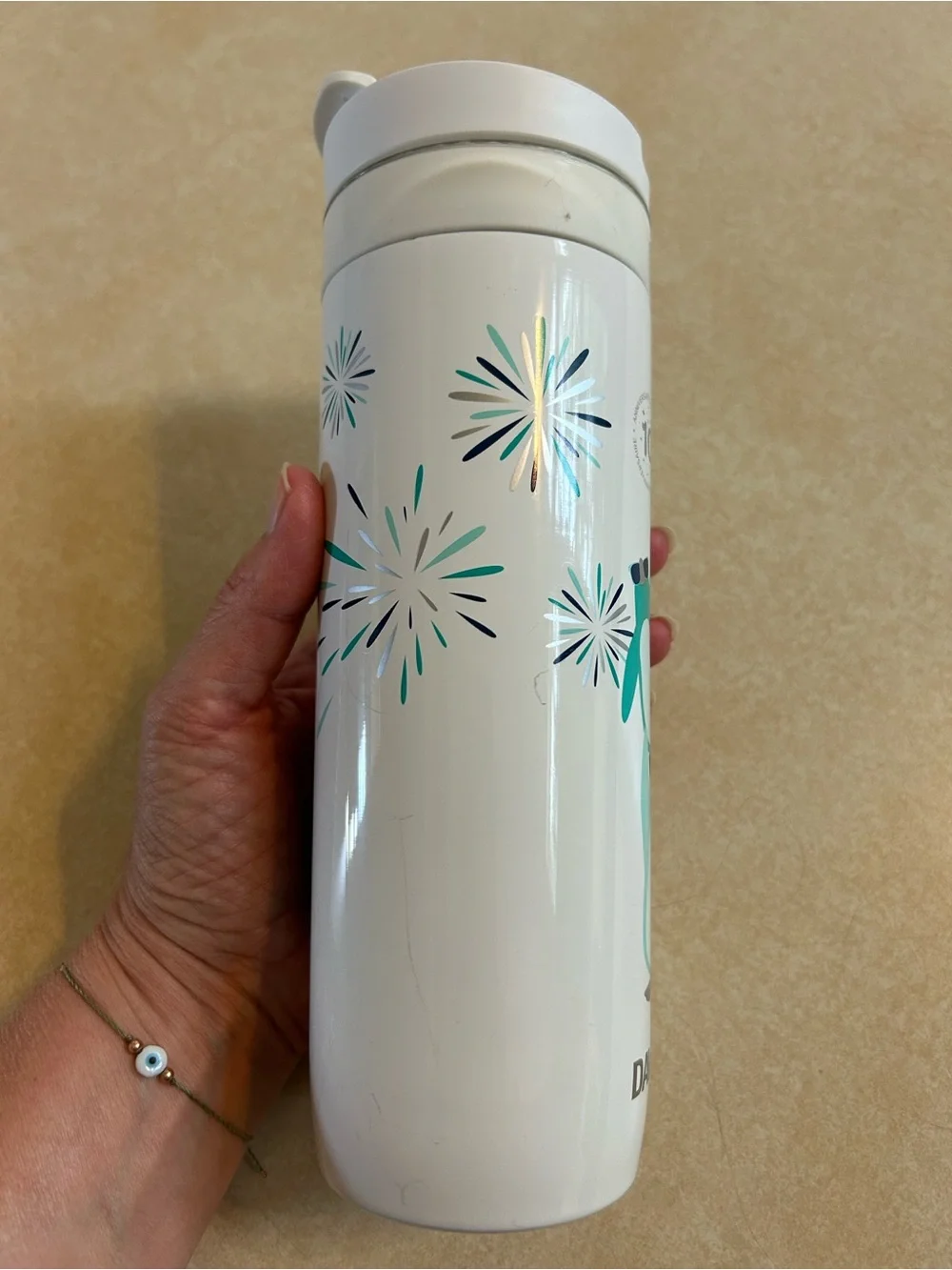 David’s Tea Travel Infuser Insulated Mug Bottle Tumbler stainless